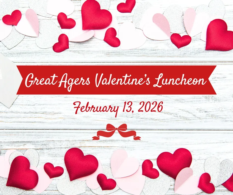 Valentines hearts in red and white